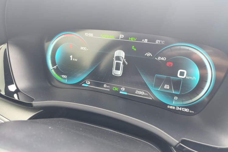Used BYD Song PLUS New Energy 2021 DM-i 51KM Prestige Model Instrument Cluster