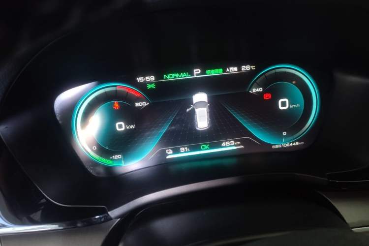 Used BYD Song PLUS New Energy 2021 EV Deluxe Model Instrument Cluster