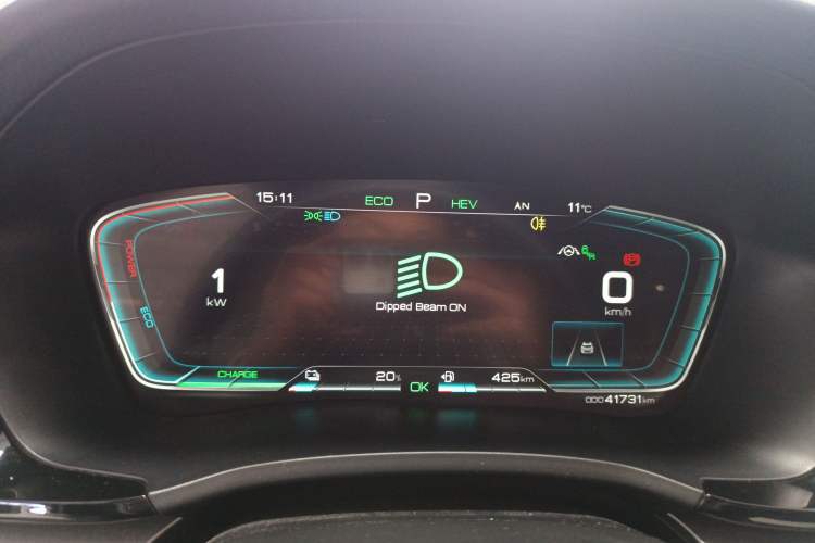 Used BYD Song PLUS New Energy 2021 DM-i 51KM Prestige Model Instrument Cluster