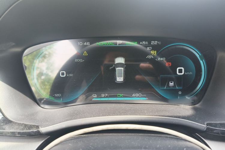 Used BYD Song PLUS New Energy 2021 EV Deluxe Model Instrument Cluster