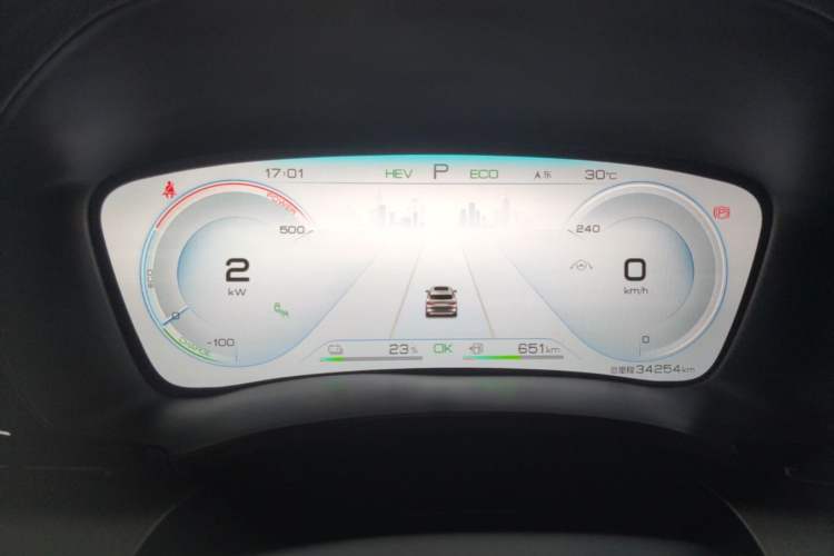 Used BYD Song PLUS New Energy 2021 DM-i 110KM Flagship PLUS 5G Edition Instrument Cluster