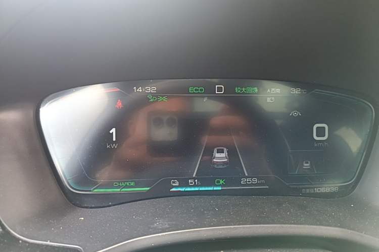 Used BYD Song PLUS New Energy 2021 EV Flagship Model Instrument Cluster