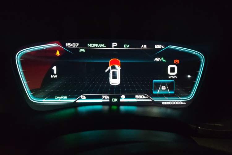 Used BYD Song PLUS New Energy 2021 DM-i 51KM Prestige Model Instrument Cluster