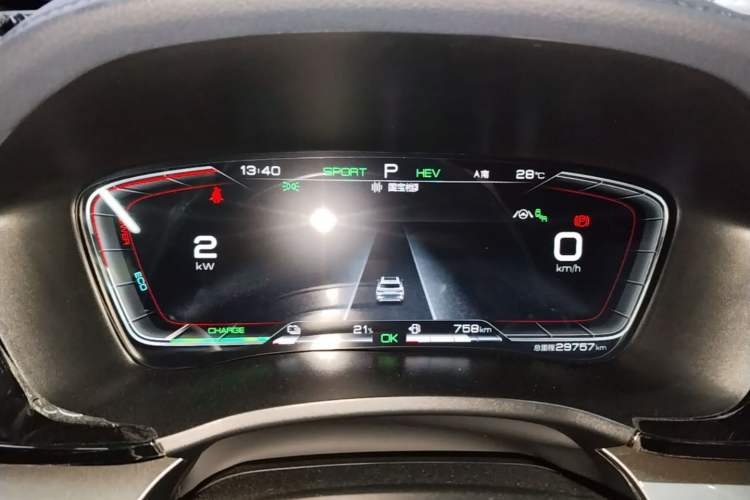 Used BYD Song PLUS New Energy 2021 DM-i 110KM Flagship PLUS Instrument Cluster