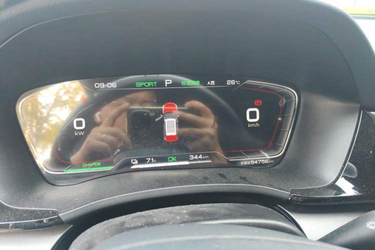 Used BYD Song PLUS New Energy 2021 EV Deluxe Model Instrument Cluster