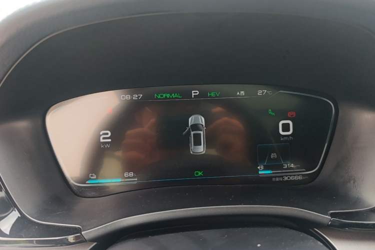 Used BYD Song PLUS New Energy 2021 DM-i 51KM Prestige Model Instrument Cluster