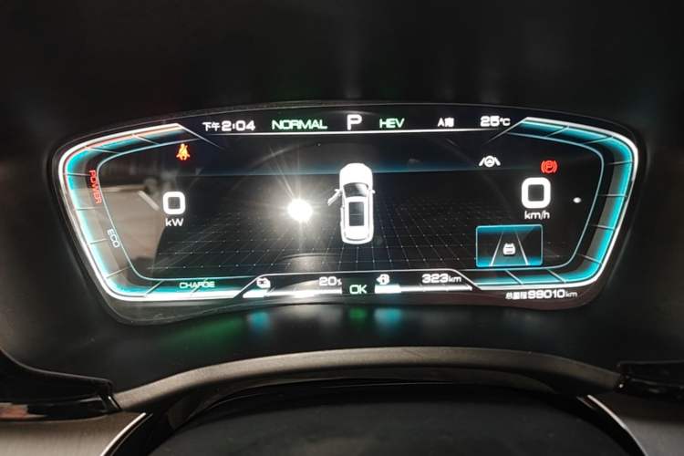 Used BYD Song PLUS New Energy 2021 DM-i 51KM Prestige Model Instrument Cluster