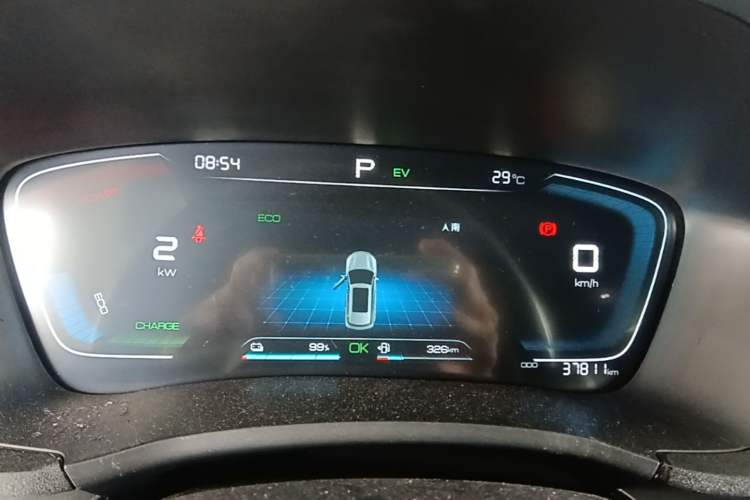Used BYD Song PLUS New Energy 2021 DM-i 110KM Flagship Model Instrument Cluster
