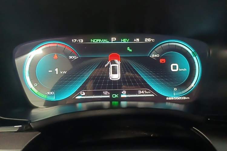 Used BYD Song PLUS New Energy 2021 DM-i 51KM Prestige Model Instrument Cluster