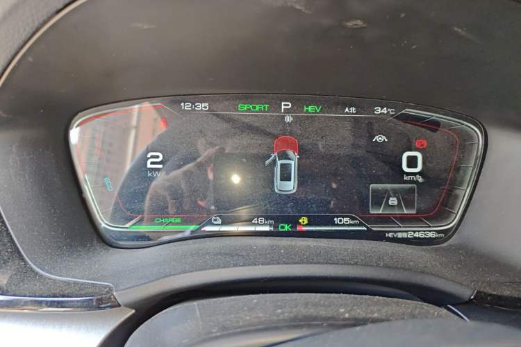 Used BYD Song PLUS New Energy 2021 DM-i 51KM Prestige Model Instrument Cluster