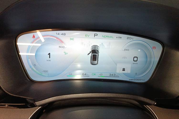Used BYD Song PLUS New Energy 2021 DM-i 100KM Four-Wheel Drive Flagship PLUS Instrument Cluster