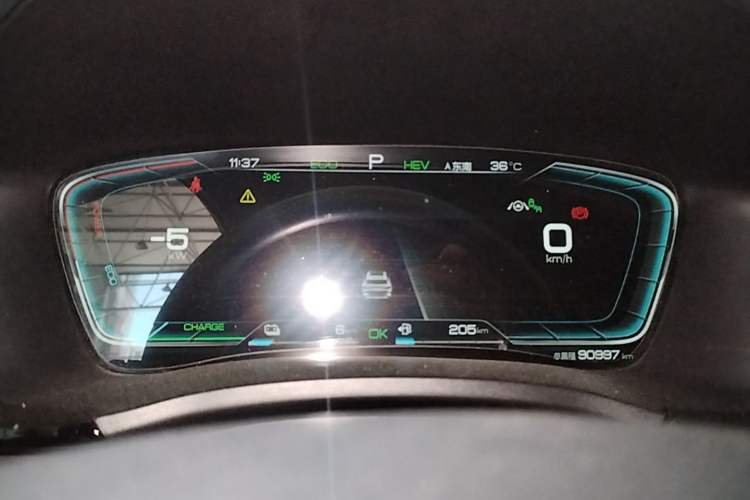 Used BYD Song PLUS New Energy 2021 DM-i 51KM Prestige Model Instrument Cluster