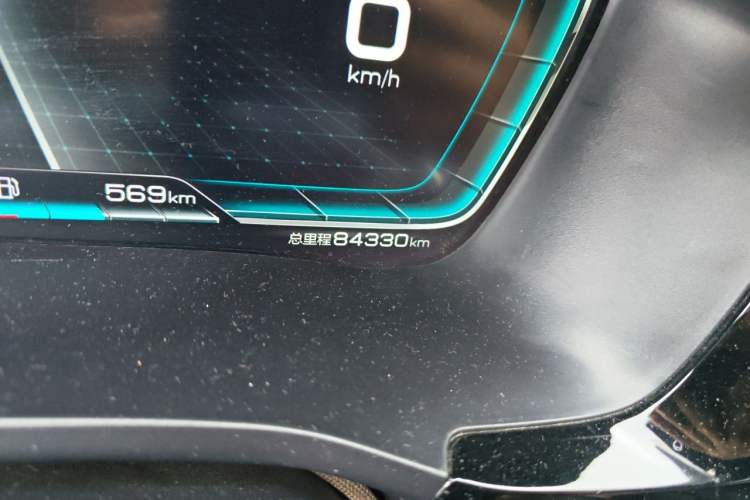 Used BYD Song PLUS New Energy 2021 DM-i 51KM Prestige Model Odometer Close Up