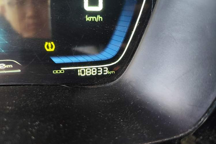 Used BYD Song PLUS New Energy 2021 DM-i 110KM Flagship Model Odometer Close Up