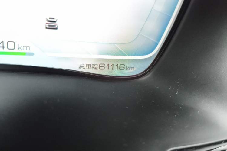 Used BYD Song PLUS New Energy 2021 DM-i 110KM Flagship PLUS 5G Edition Odometer Close Up