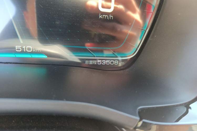 Used BYD Song PLUS New Energy 2021 EV Flagship Model Odometer Close Up