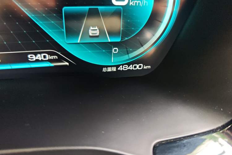 Used BYD Song PLUS New Energy 2021 DM-i 51KM Prestige Model Odometer Close Up