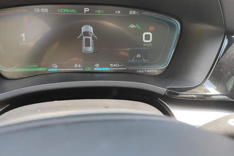 Used BYD Song PLUS New Energy 2021 DM-i 51KM Prestige Model Odometer Close Up