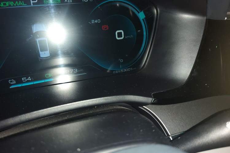 Used BYD Song PLUS New Energy 2021 EV Deluxe Model Odometer Close Up