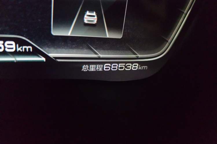 Used BYD Song PLUS New Energy 2021 DM-i 110KM Flagship PLUS Odometer Close Up