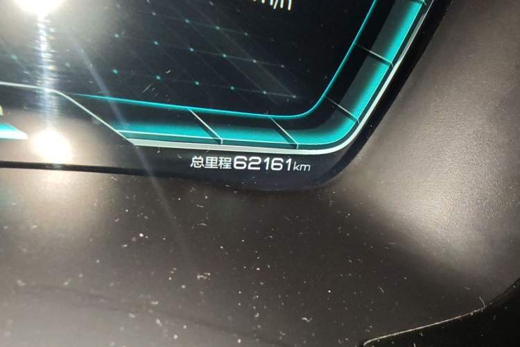 Used BYD Song PLUS New Energy 2021 EV Flagship Model Odometer Close Up