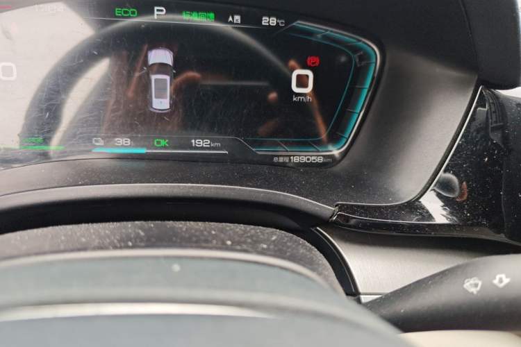 Used BYD Song PLUS New Energy 2021 EV Deluxe Model Odometer Close Up