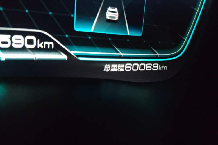 Used BYD Song PLUS New Energy 2021 DM-i 51KM Prestige Model Odometer Close Up