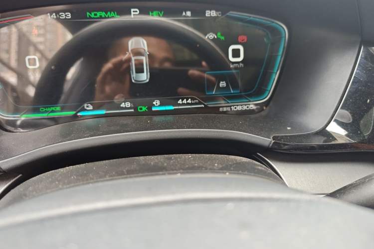 Used BYD Song PLUS New Energy 2021 DM-i 51KM Prestige Model Odometer Close Up
