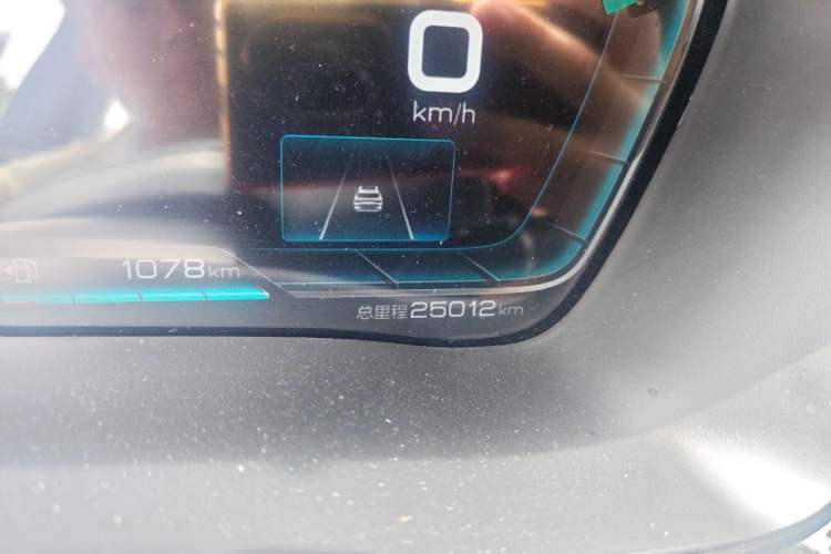 Used BYD Song PLUS New Energy 2021 DM-i 51KM Prestige Model Odometer Close Up