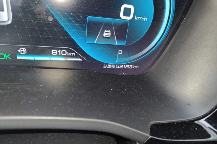Used BYD Song PLUS New Energy 2021 DM-i 51KM Prestige Model Odometer Close Up