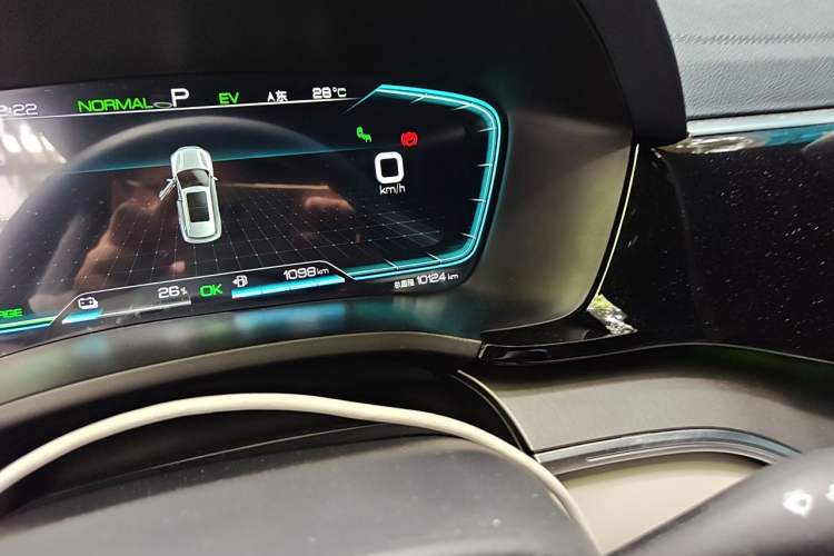Used BYD Song PLUS New Energy 2021 DM-i 51KM Prestige Model Odometer Close Up