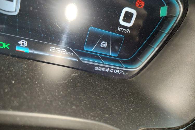 Used BYD Song PLUS New Energy 2021 DM-i 51KM Prestige Model Odometer Close Up