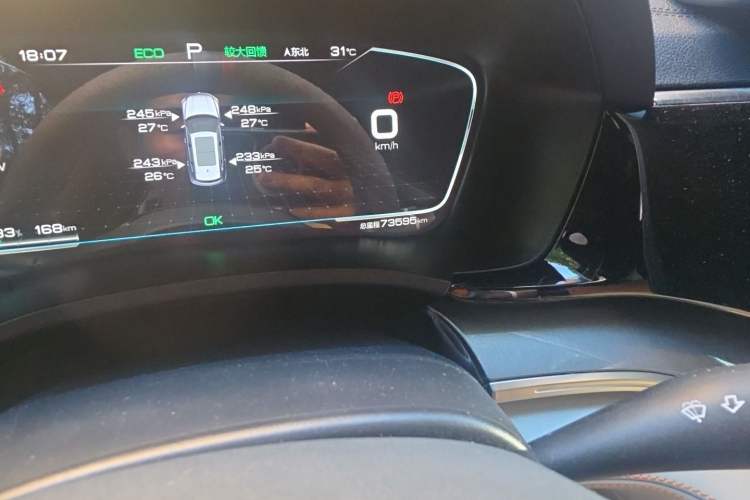Used BYD Song PLUS New Energy 2021 EV Deluxe Model Odometer Close Up