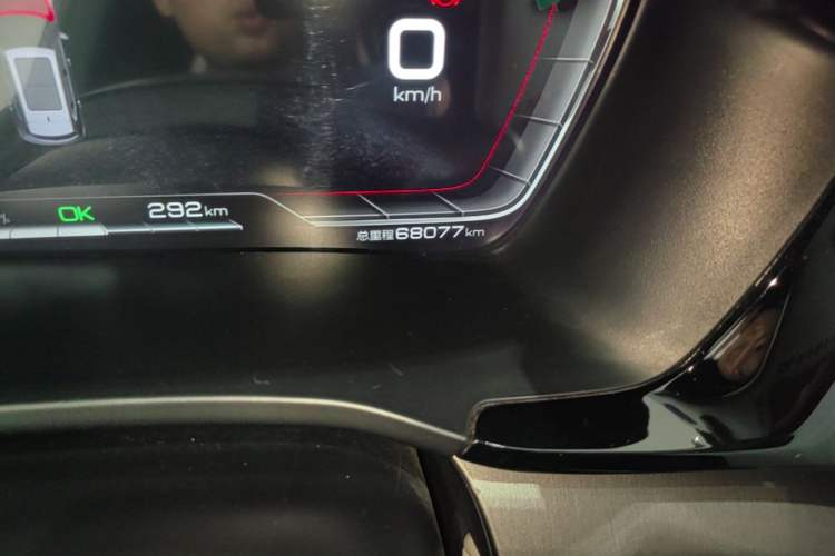 Used BYD Song PLUS New Energy 2021 EV Deluxe Model Odometer Close Up
