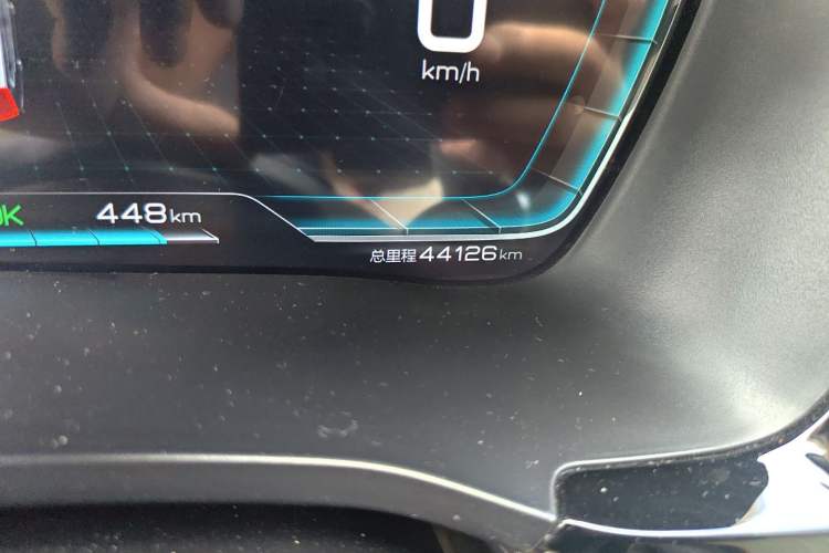Used BYD Song PLUS New Energy 2021 EV Deluxe Model Odometer Close Up