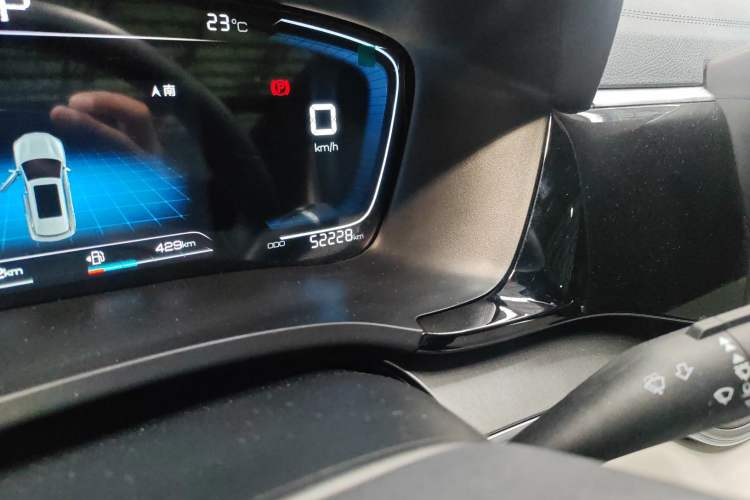 Used BYD Song PLUS New Energy 2021 DM-i 110KM Flagship Model Odometer Close Up