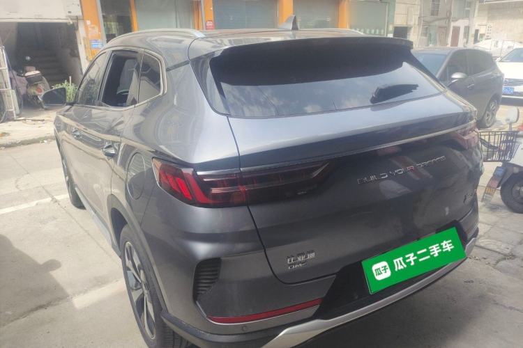 Used BYD Song PLUS New Energy 2021 DM-i 100KM Four-Wheel Drive Flagship PLUS Rear Left 45 Deg