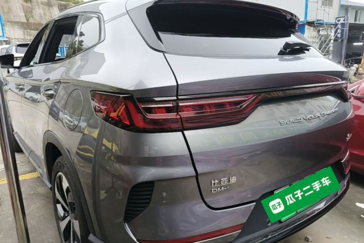Used BYD Song PLUS New Energy 2021 DM-i 110KM Flagship PLUS 5G Edition Rear Left 45 Deg