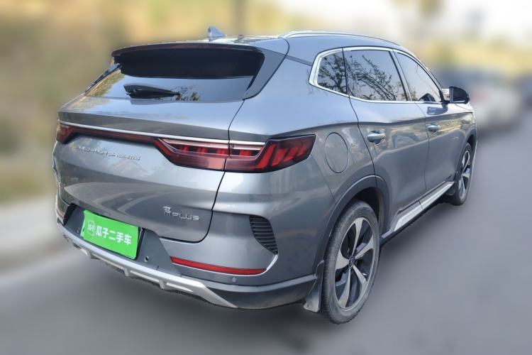 Used BYD Song PLUS New Energy 2021 EV Deluxe Model Rear Right 45 Deg