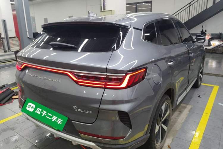 Used BYD Song PLUS New Energy 2021 EV Deluxe Model Rear Right 45 Deg