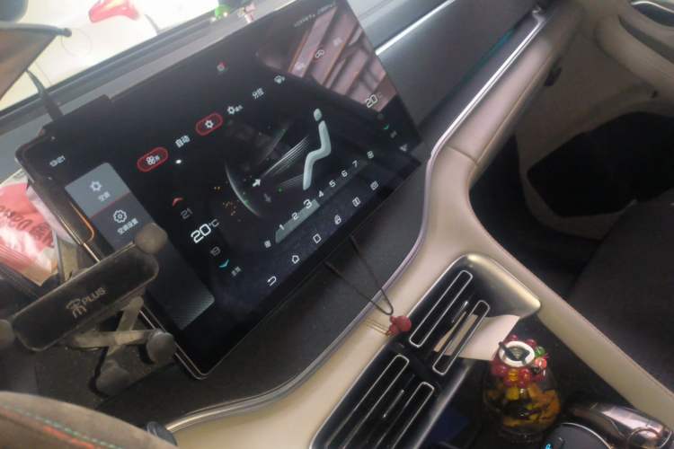 Used BYD Song PLUS New Energy 2021 EV Deluxe Model Audio And AC Panel