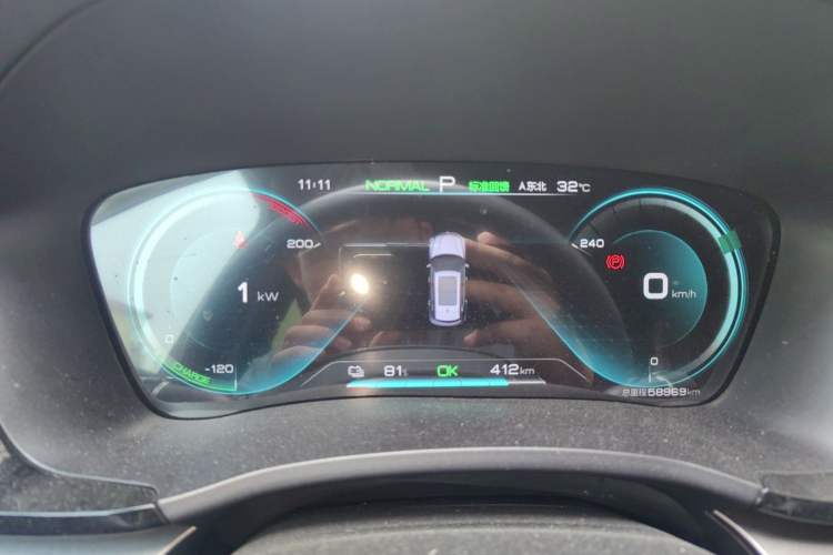 Used BYD Song PLUS New Energy 2021 EV Deluxe Model Instrument Cluster