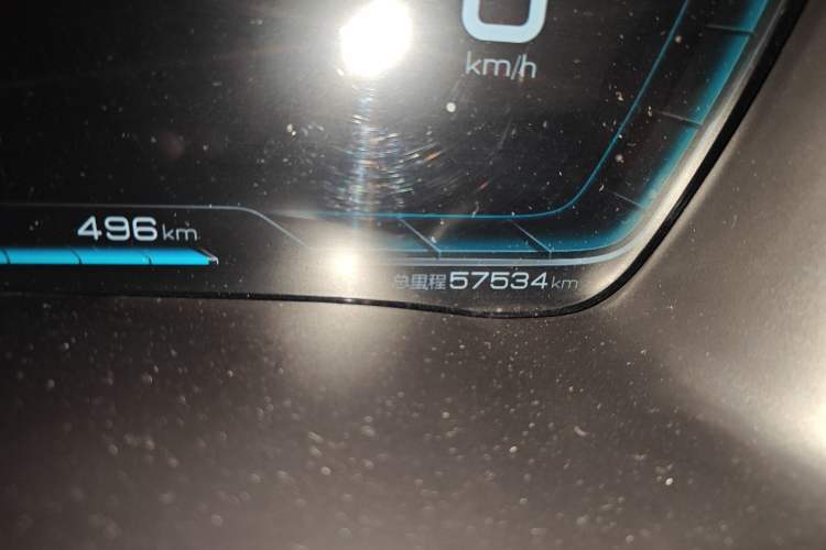 Used BYD Song PLUS New Energy 2021 EV Deluxe Model Odometer Close Up