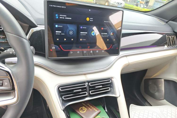 Used BYD Song PLUS New Energy 2021 DM-i 110KM Flagship PLUS Audio And AC Panel
