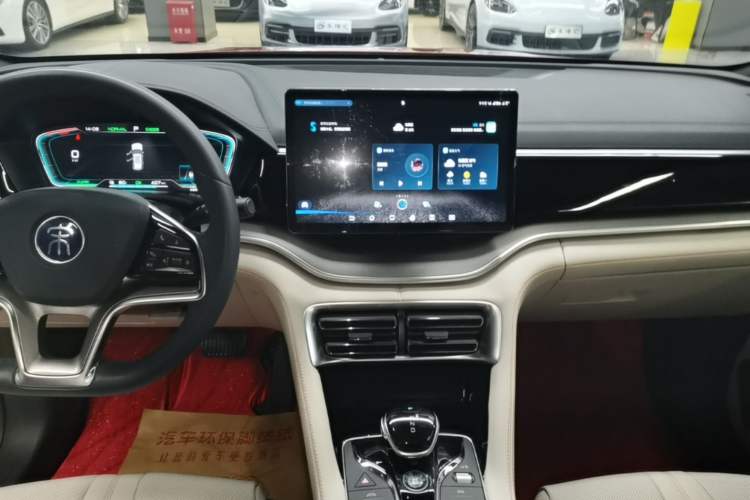 Used BYD Song PLUS New Energy 2021 EV Flagship Model Audio And AC Panel