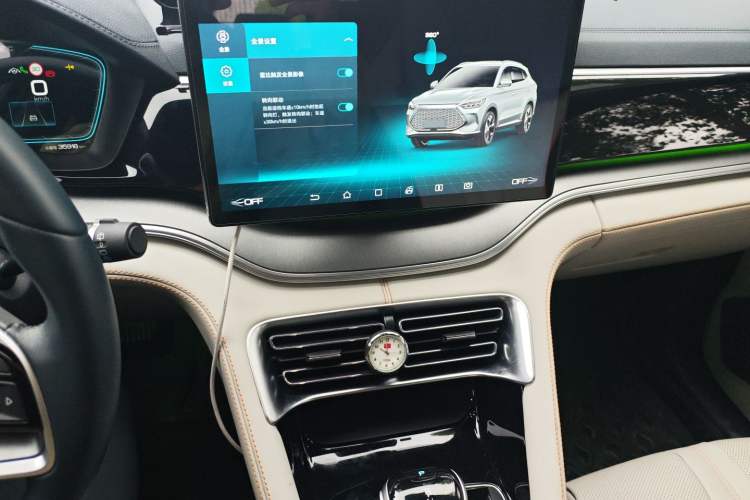 Used BYD Song PLUS New Energy 2021 DM-i 110KM Flagship PLUS Audio And AC Panel