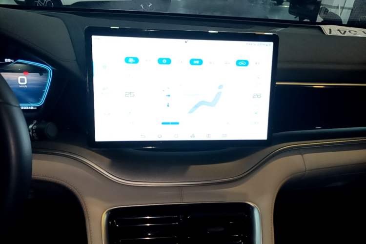 Used BYD Song PLUS New Energy 2021 DM-i 51KM Prestige Model Audio And AC Panel