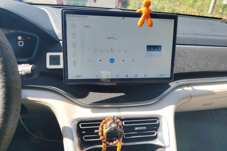 Used BYD Song PLUS New Energy 2021 DM-i 110KM Flagship PLUS Audio And AC Panel