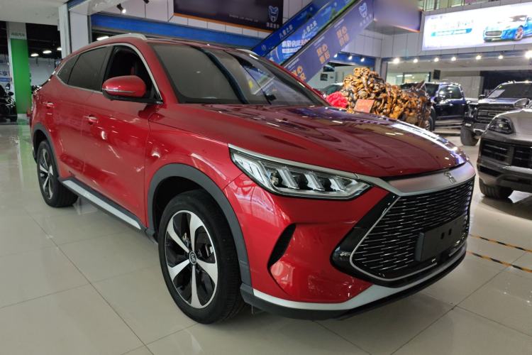 Used BYD Song PLUS New Energy 2021 DM-i 100KM Four-Wheel Drive Flagship PLUS Front Right 45 Deg