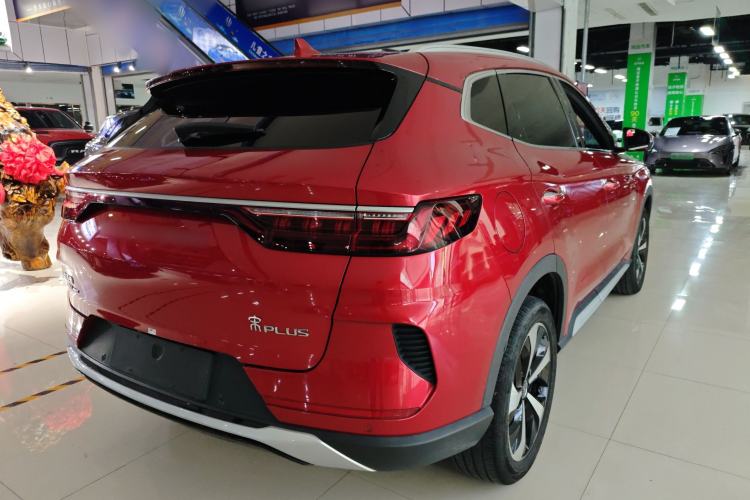 Used BYD Song PLUS New Energy 2021 DM-i 100KM Four-Wheel Drive Flagship PLUS Rear Right 45 Deg